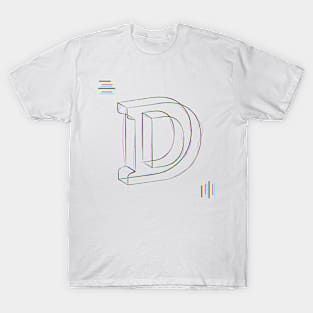 D - cmyk strokes T-Shirt